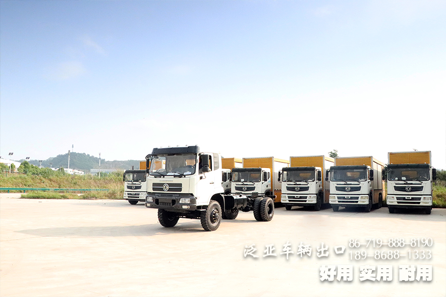 4*4天锦,排半自卸底盘,东风四驱越野专用车,越野专用底盘,东风天锦自卸车底盘