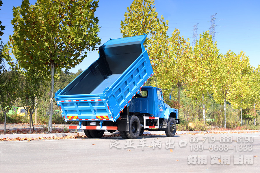 轻型自卸卡车,尖头自卸,单杠自卸汽车,出口自卸货车,东风商用卡车,4x2自卸汽车,东风4X2运输车,4x2卡车