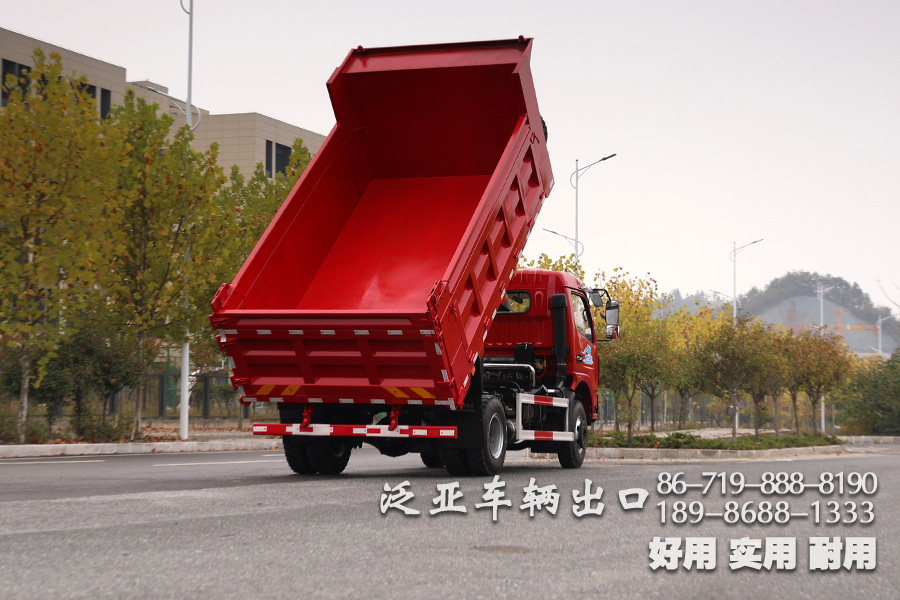 5吨自卸车,东风轻卡自卸,出口专供卡车,东风单排4*2,轻型自卸货车