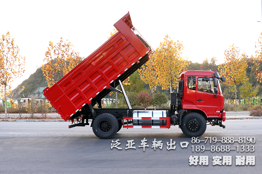  5吨自卸车,东风轻卡自卸,出口专供卡车,东风单排4*2,轻型自卸货车